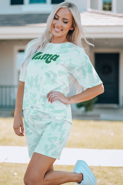 Mama Camo Tie-Dye Lounge Set