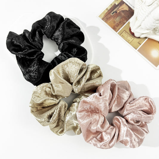 3-Piece Classic Elastic Hair Scrunchie Set