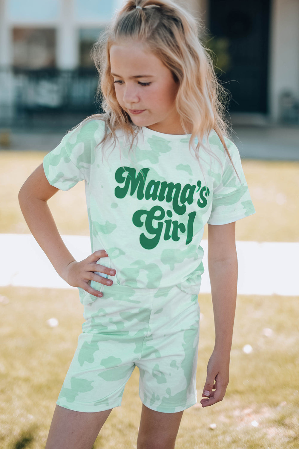 Mama’s Girl Camo Tie-Dye Lounge Set