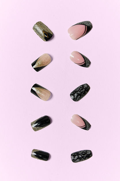 Luxe Chic Nail Duo Collection: Premium Press-On Nail Sets