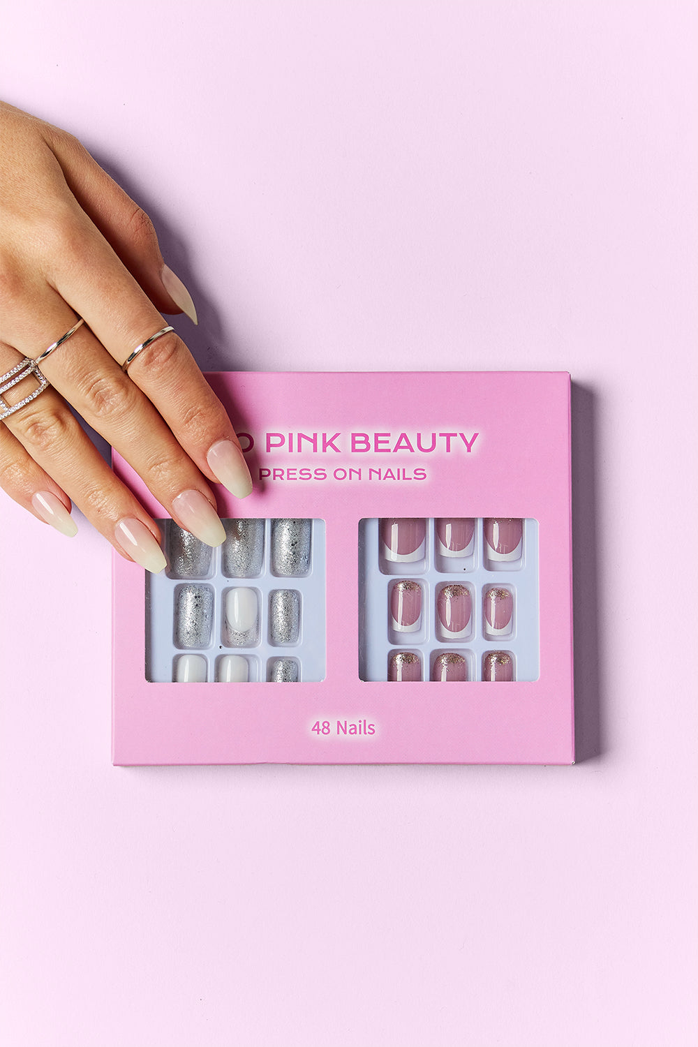 Luxe Chic Nail Duo Collection: Elegant Press-On Nail Sets - 2 Packs