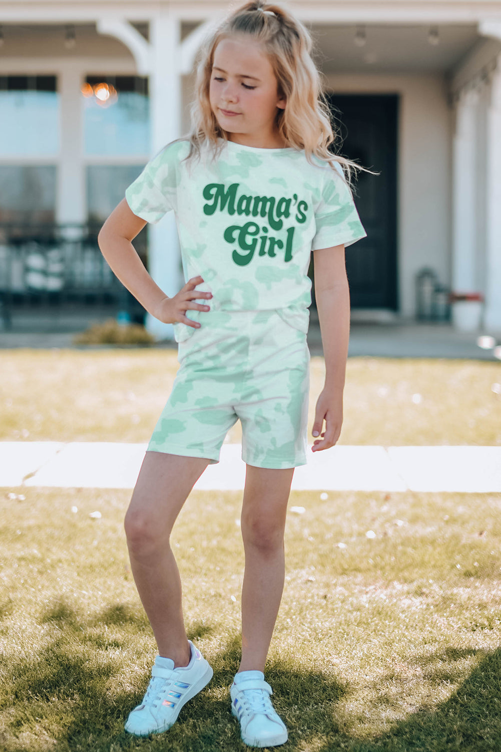 Mama’s Girl Camo Tie-Dye Lounge Set