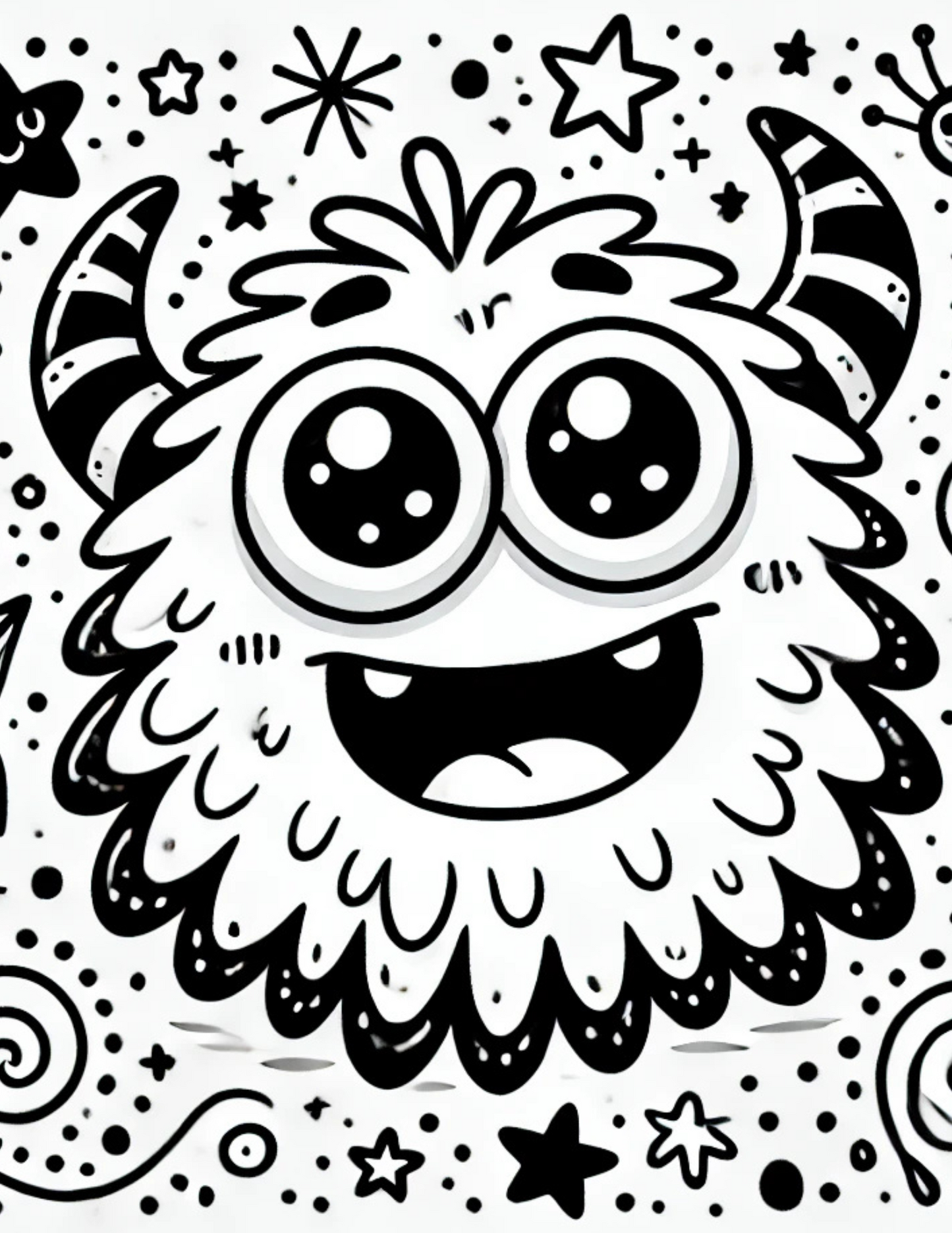 Happy Monsters Coloring Sheet Bundle (Free Download)