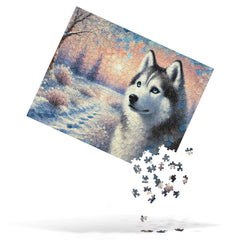 Winter Husky Jigsaw Puzzle